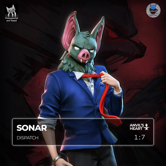 Echo Wave Hero | Handcrafted Figure