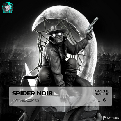 Web Slinging Noir | Handcrafted Figure