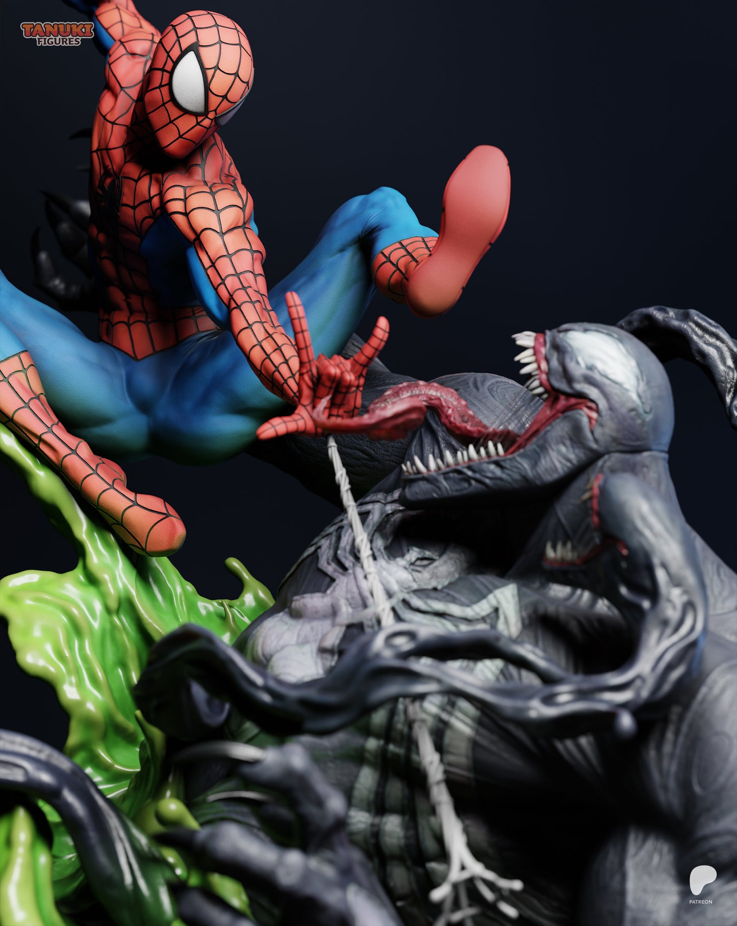 Web Slinging Hero | Handcrafted Figure