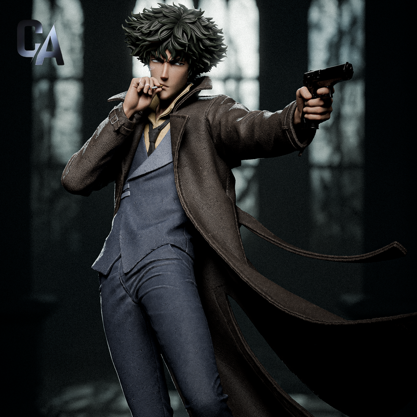 Spike Spiegel | Cowboy Bebop | Handcrafted Figure