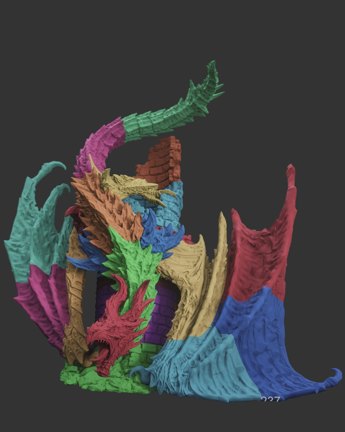 World-Eater Dragon | Handcrafted Figure