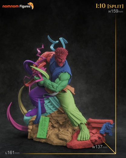 White Gi Fighter | Handcrafted Figure