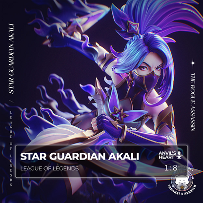 Star Guardian Akali | League of Legends | Handcrafted Figure