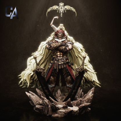 Starscourge Radahn and Miquella | Elden Ring | Handcrafted Figure