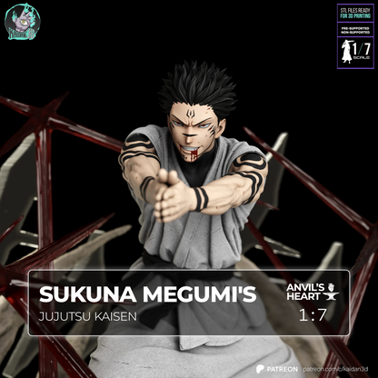 Sukuna Megumi's | Jujutsu Kaisen | Handcrafted Figure