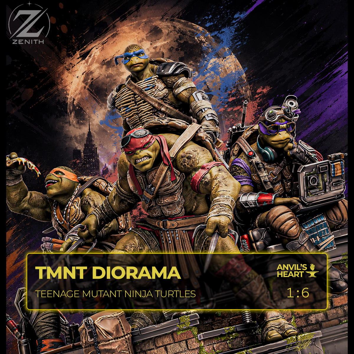 TMNT Diorama | Handcrafted Figure