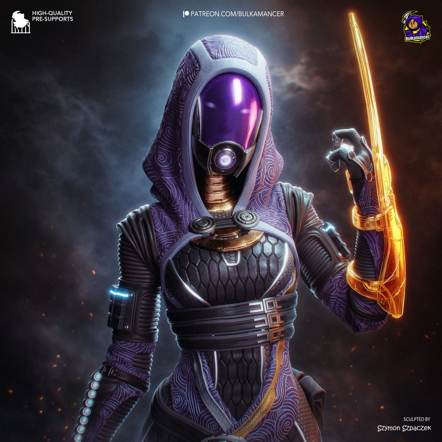 Tali | Mass Effect | Handcrafted Figure
