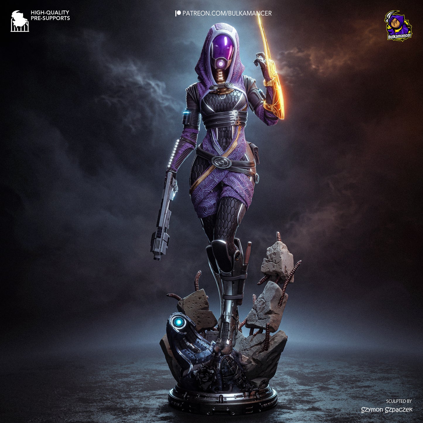 Tali | Mass Effect | Handcrafted Figure