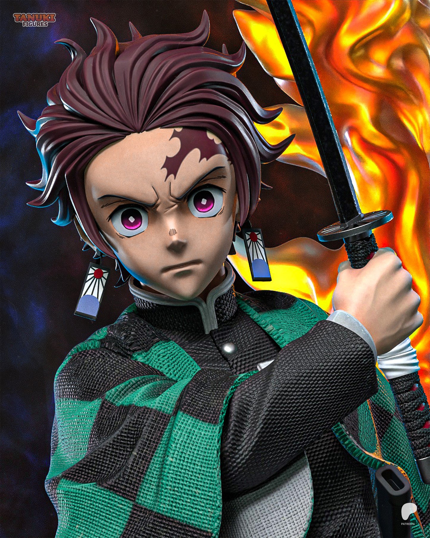 Tanjiro | Demon Slayer | Handcrafted Figure