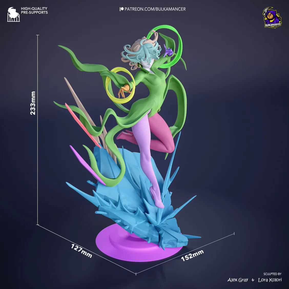 Fubuki and Tatsumaki | One-Punch Man | Handcrafted Figure