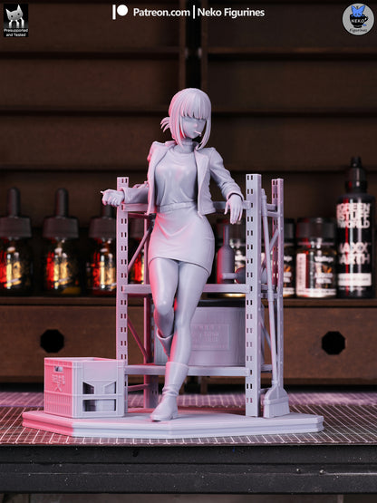 Punk Store Clerk | Handcrafted Figure