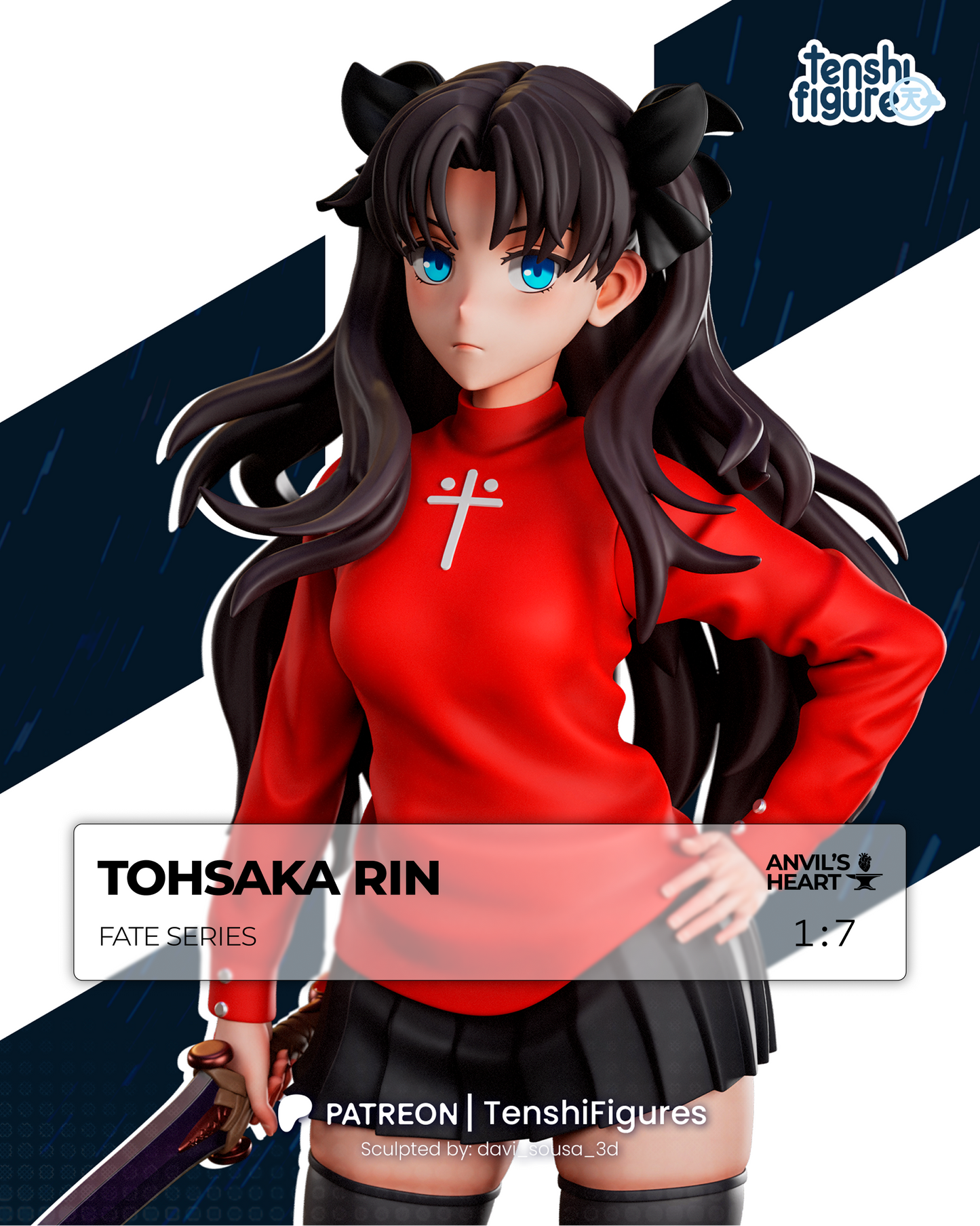 Tohsaka Rin | Fate Series | Handcrafted Figure