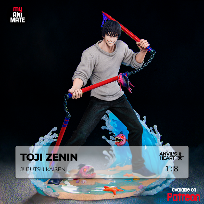 Toji Zenin | Jujutsu Kaisen | Handcrafted Figure