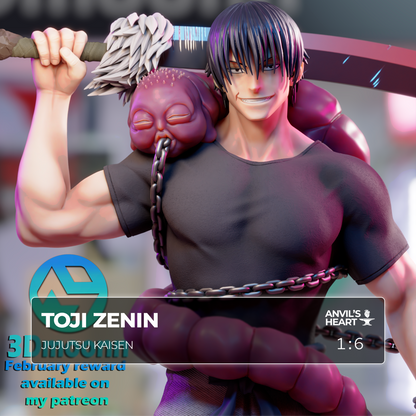Toji Zenin | Jujutsu Kaisen | Handcrafted Figure