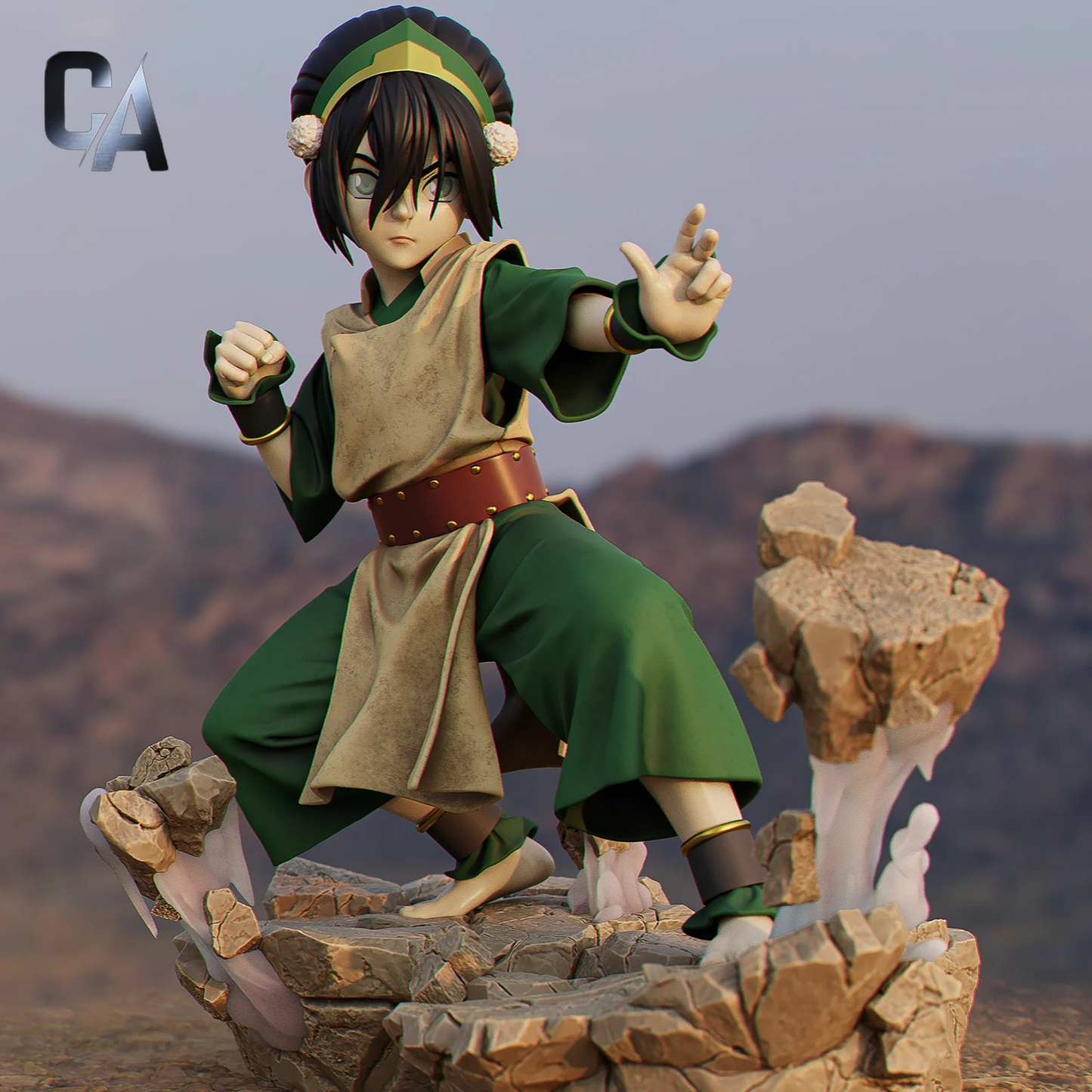 Blind Fighter | Handcrafted Figure