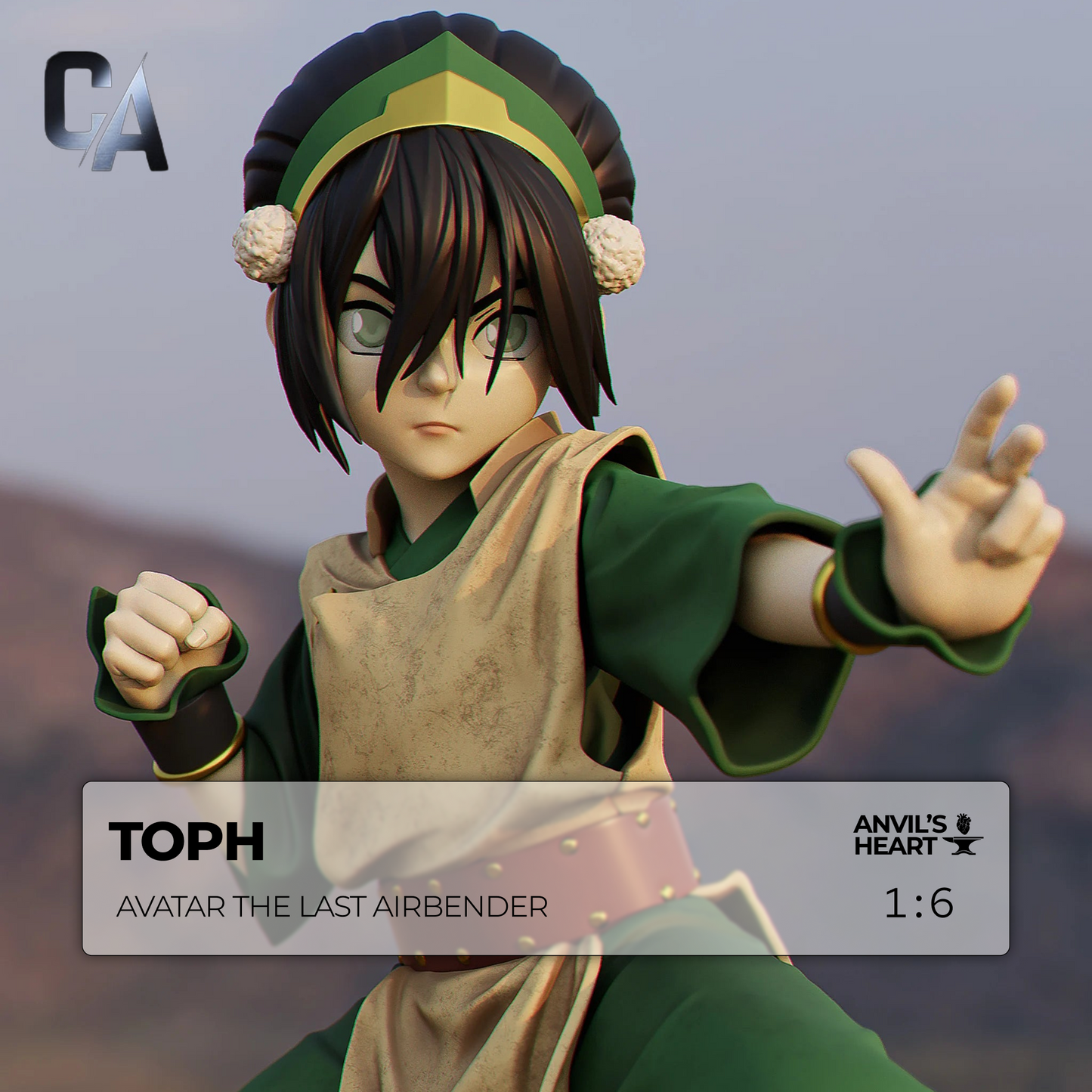 Blind Fighter | Handcrafted Figure