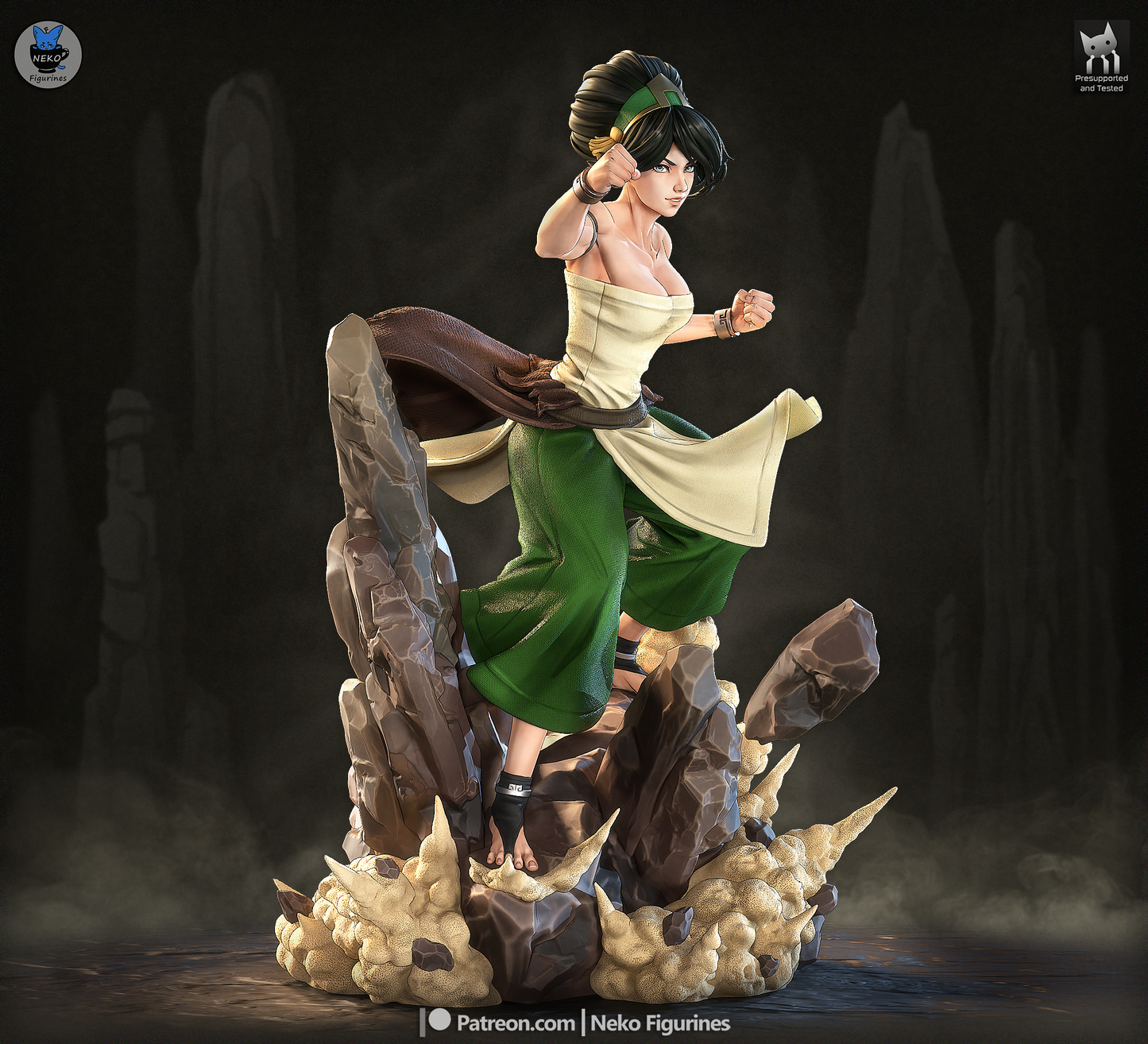 Blind Fighter | Handcrafted Figure