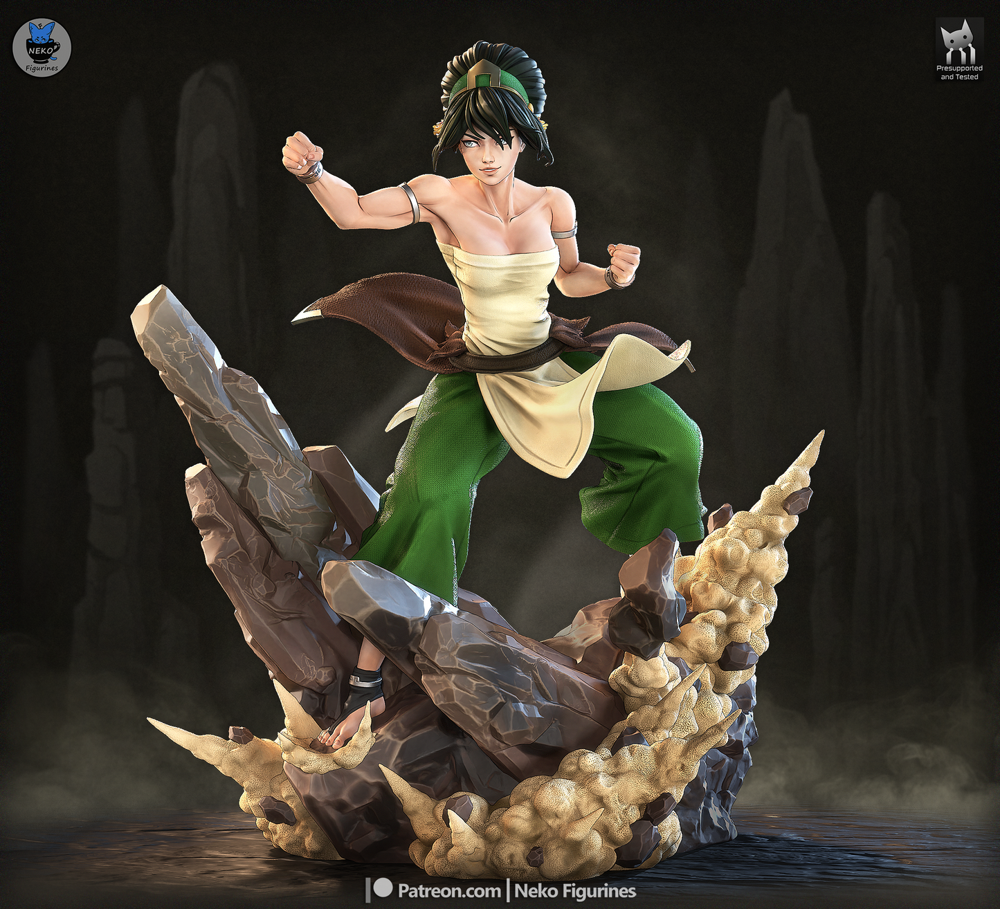 Blind Fighter | Handcrafted Figure