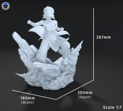 Blind Fighter | Handcrafted Figure