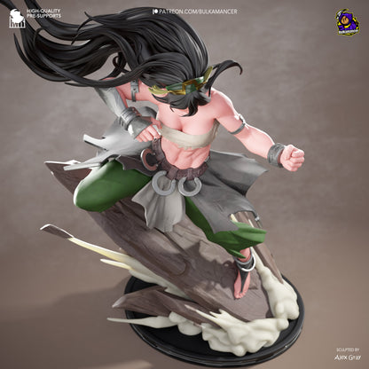 Blind Fighter | Handcrafted Figure