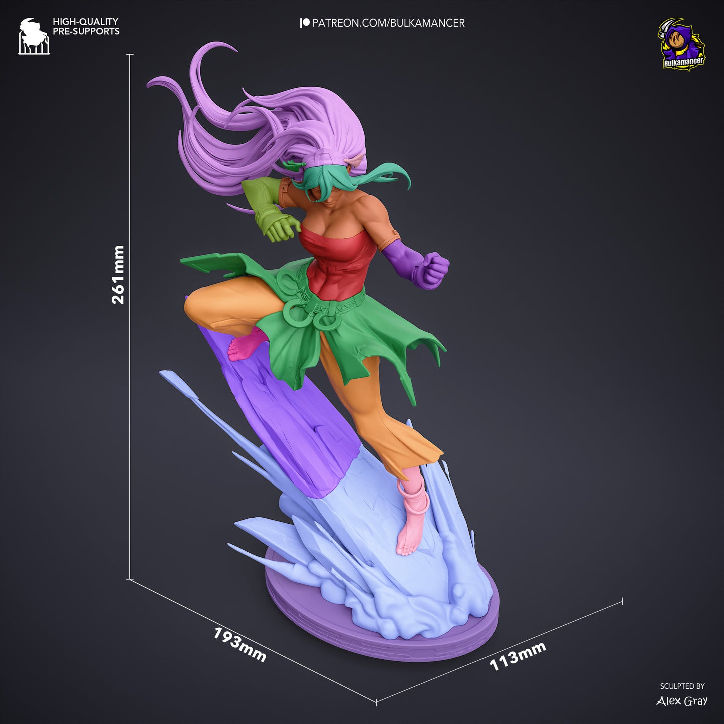 Blind Fighter | Handcrafted Figure