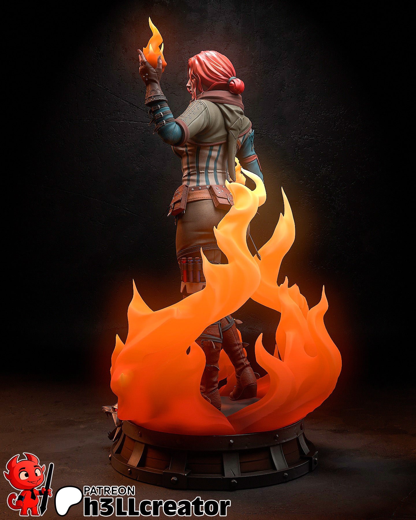 Triss Merigold | The Witcher | Handcrafted Figure