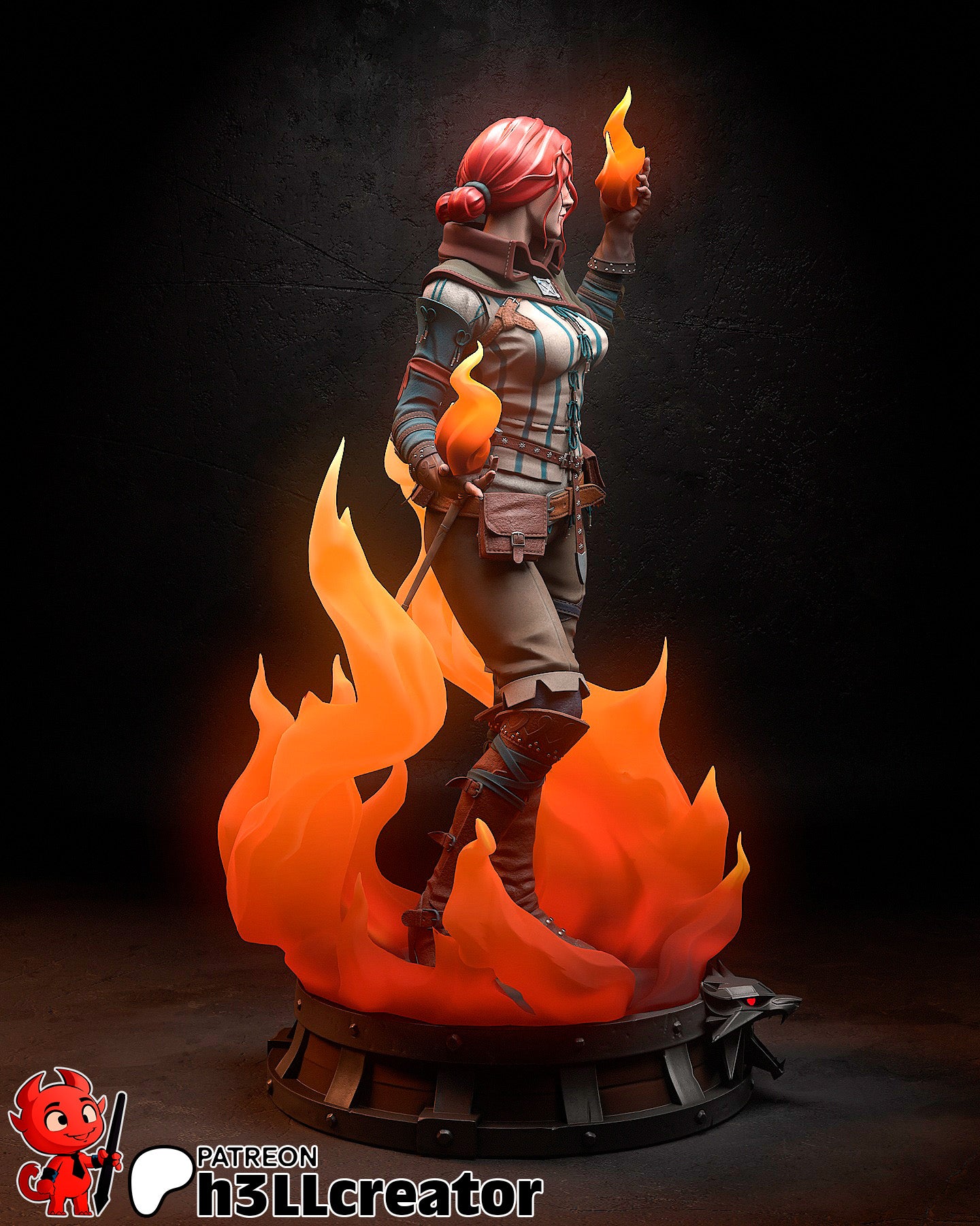 Triss Merigold | The Witcher | Handcrafted Figure