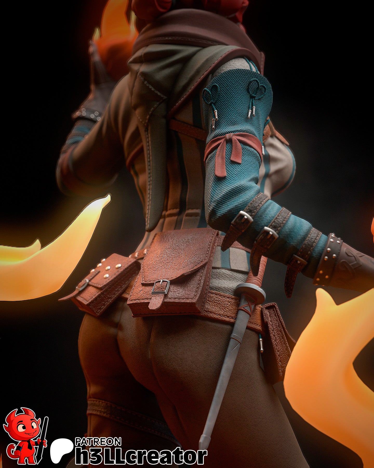 Triss Merigold | The Witcher | Handcrafted Figure