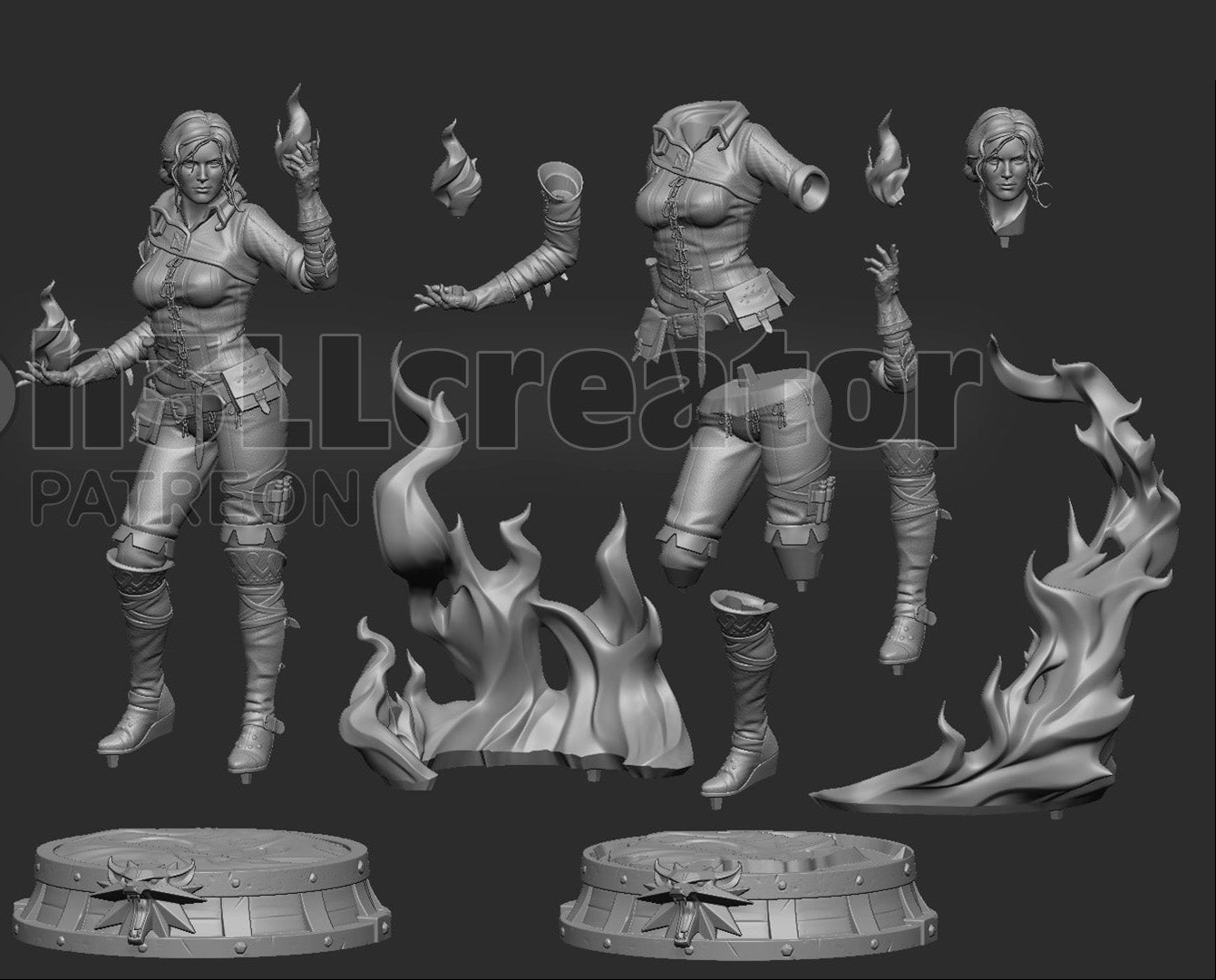 Triss Merigold | The Witcher | Handcrafted Figure