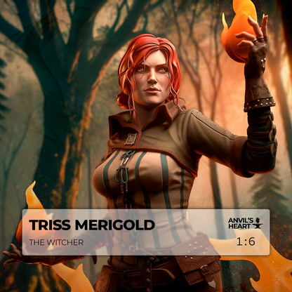 Triss Merigold | The Witcher | Handcrafted Figure