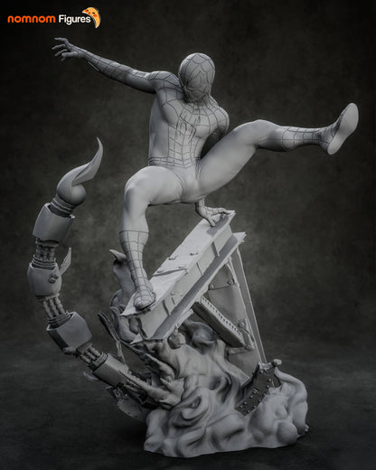 Web Slinging Hero | Handcrafted Figure