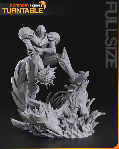 Dark Armored Hunter | Handcrafted Figure