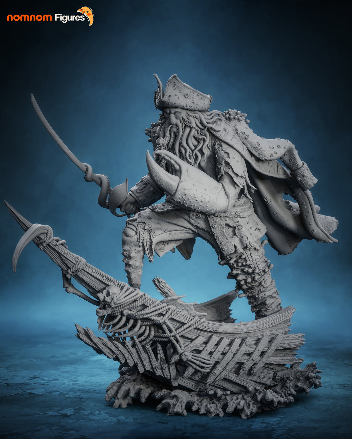 Tentacled Sea Captain | Handcrafted Figure