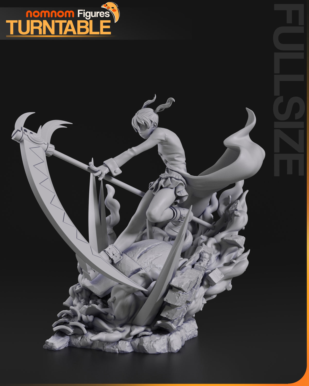 Scythe Huntress | Handcrafted Figure