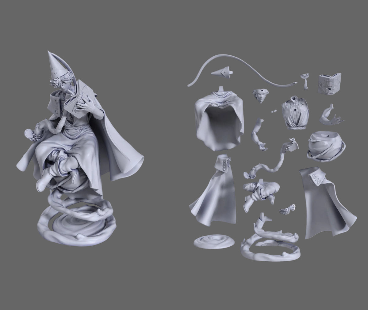 Mystic Hat Master | Handcrafted Figure