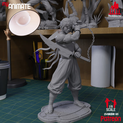Tengen Uzui | Demon Slayer | Handcrafted Figure