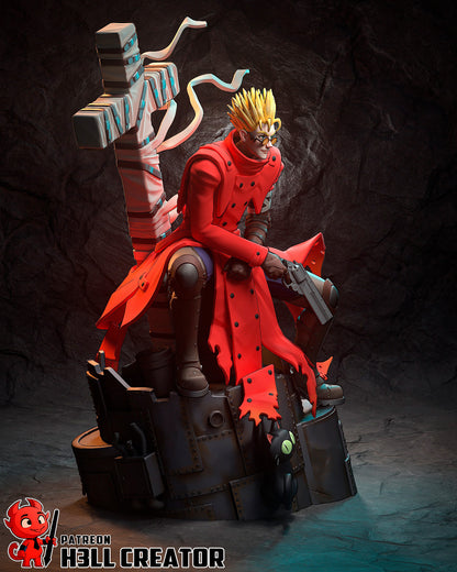 Vash the Stampede | Trigun | Handcrafted Figure