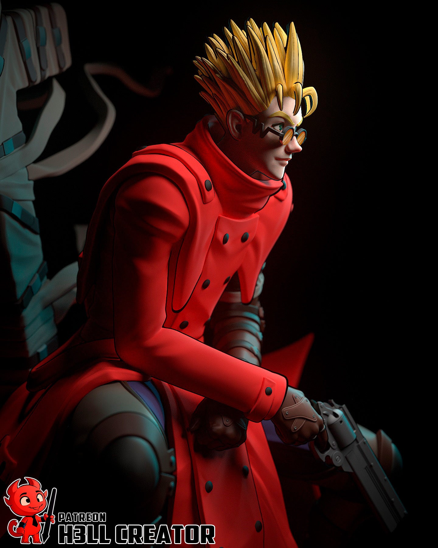 Vash the Stampede | Trigun | Handcrafted Figure