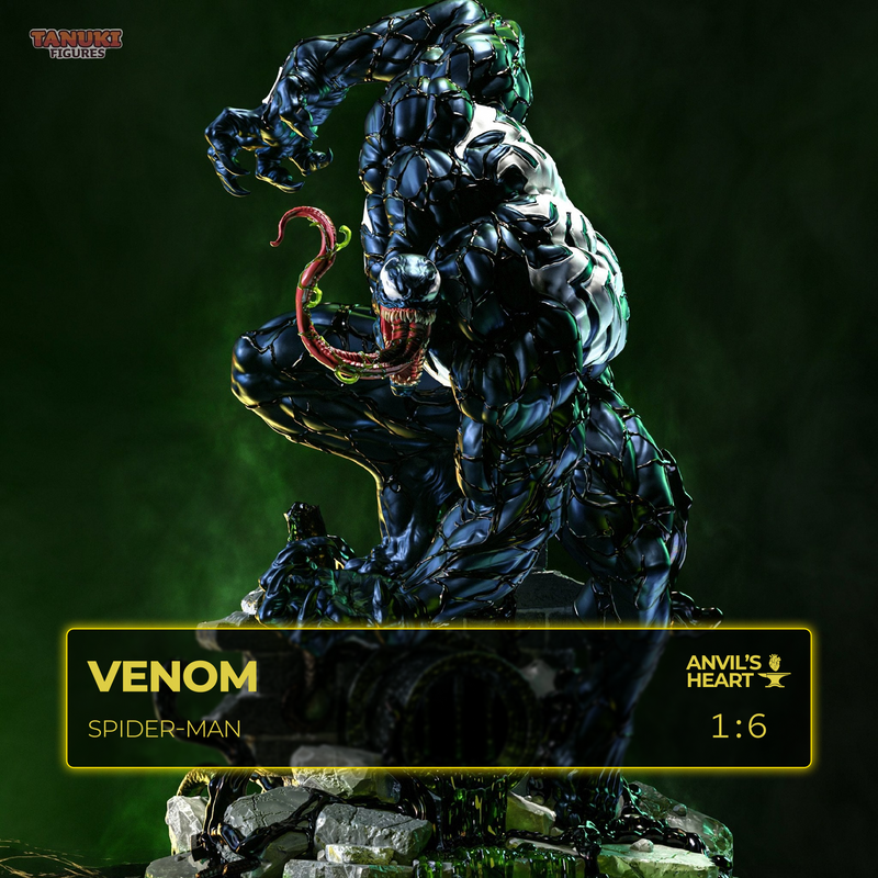 Black Symbiote | Handcrafted Figure