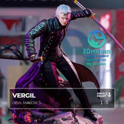 Vergil | Devil May Cry 5 | Handcrafted Figure