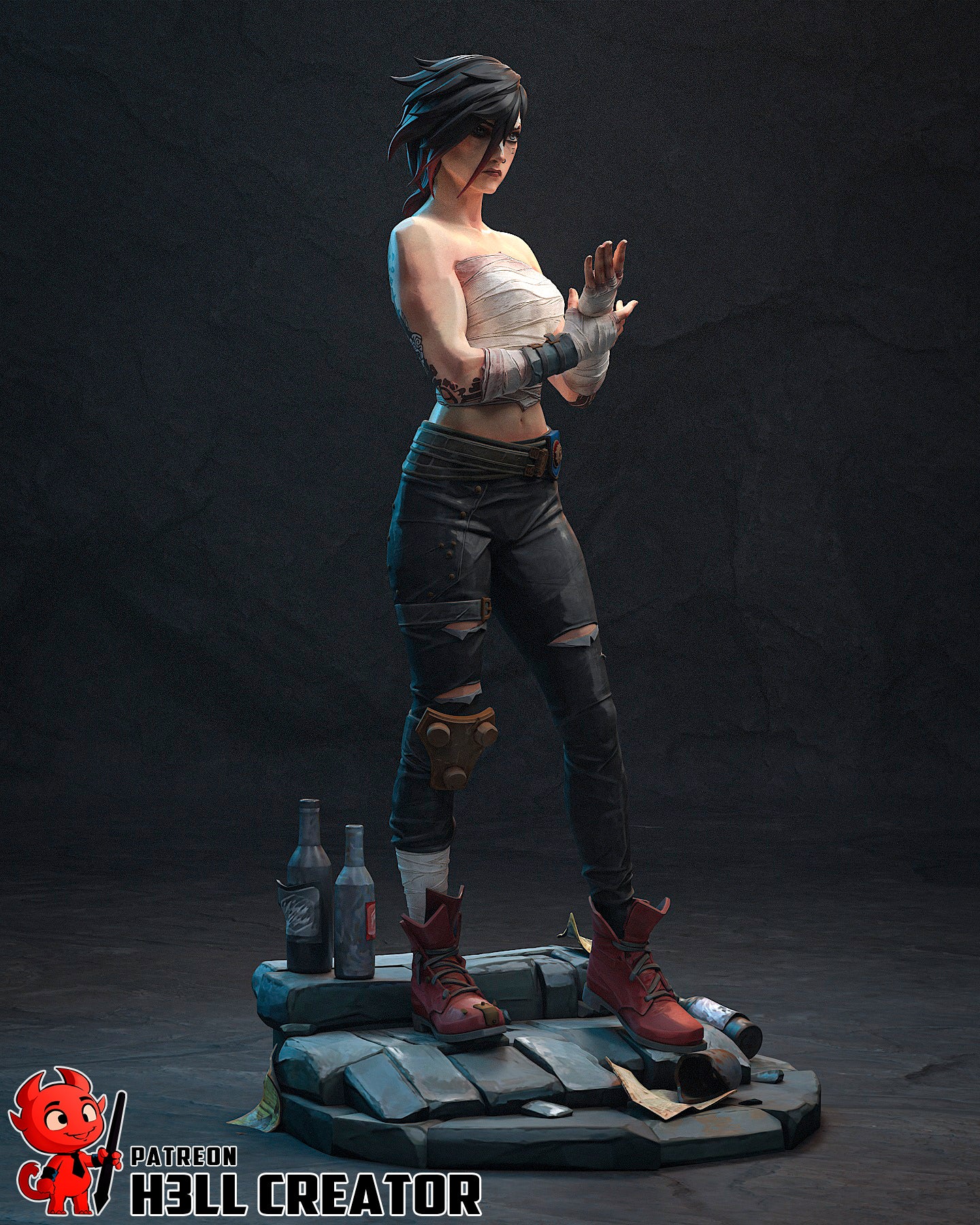 Arena Fighter | Handcrafted Figure