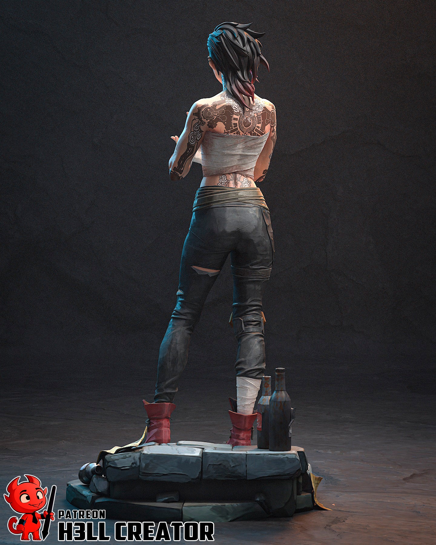 Arena Fighter | Handcrafted Figure