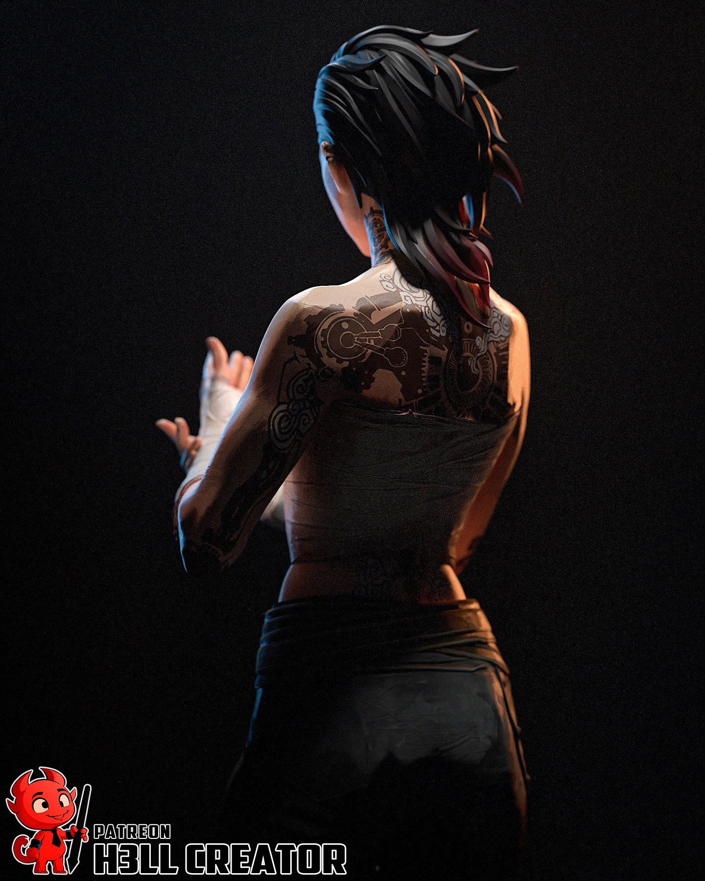 Arena Fighter | Handcrafted Figure