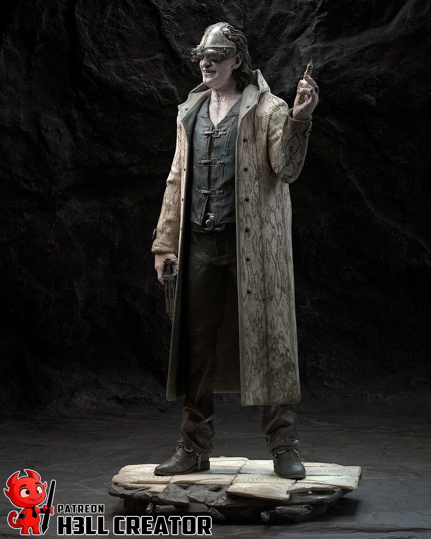 Mutant Scientist | Survival Horror Game | Handcrafted Figure