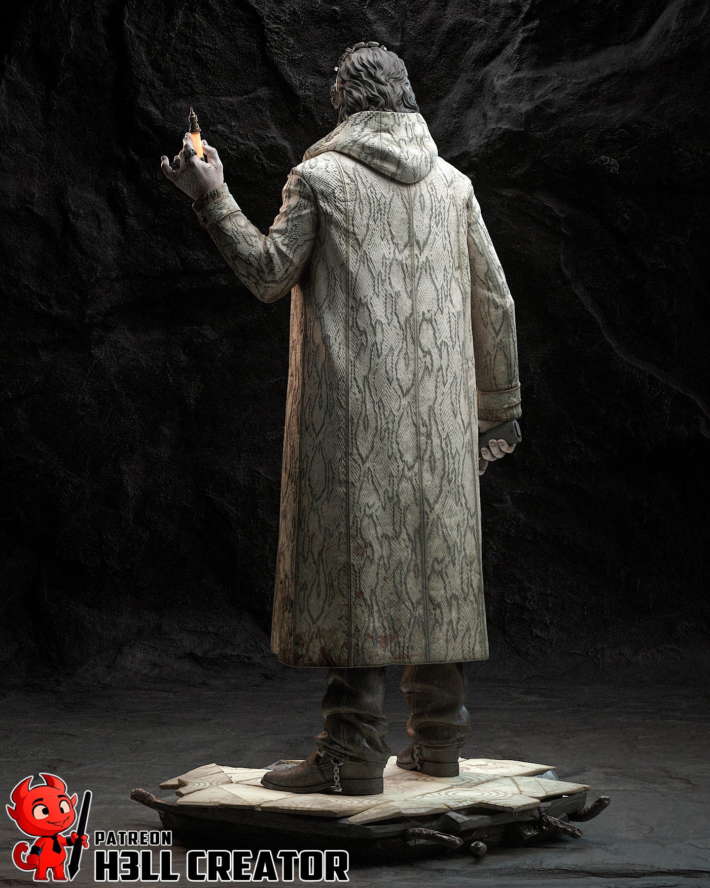 Mutant Scientist | Survival Horror Game | Handcrafted Figure