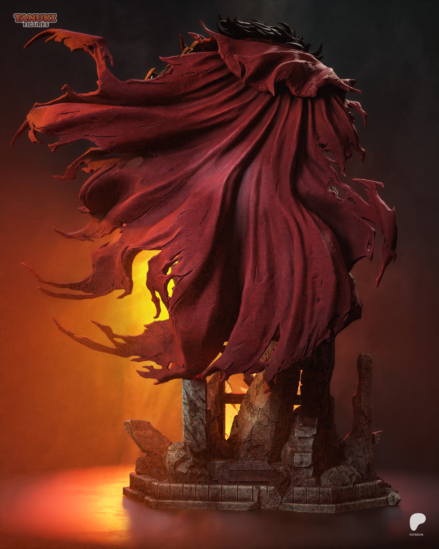 Crimson Gunslinger | Handcrafted Figure