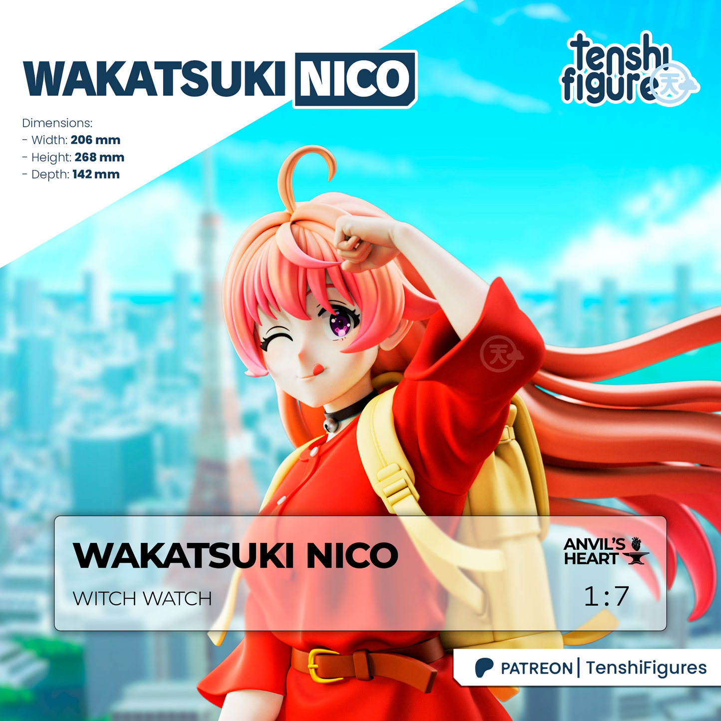 Wakatsuki Nico | Witch Watch | Handcrafted Figure