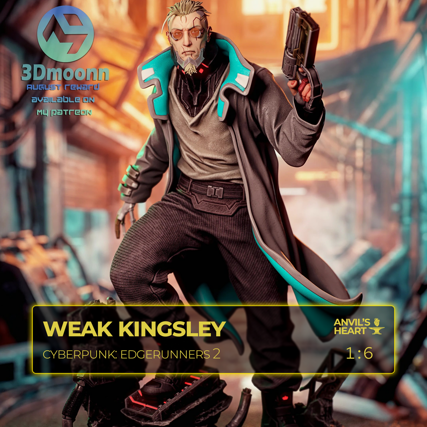 Cyber Enforcer | Handcrafted Figure