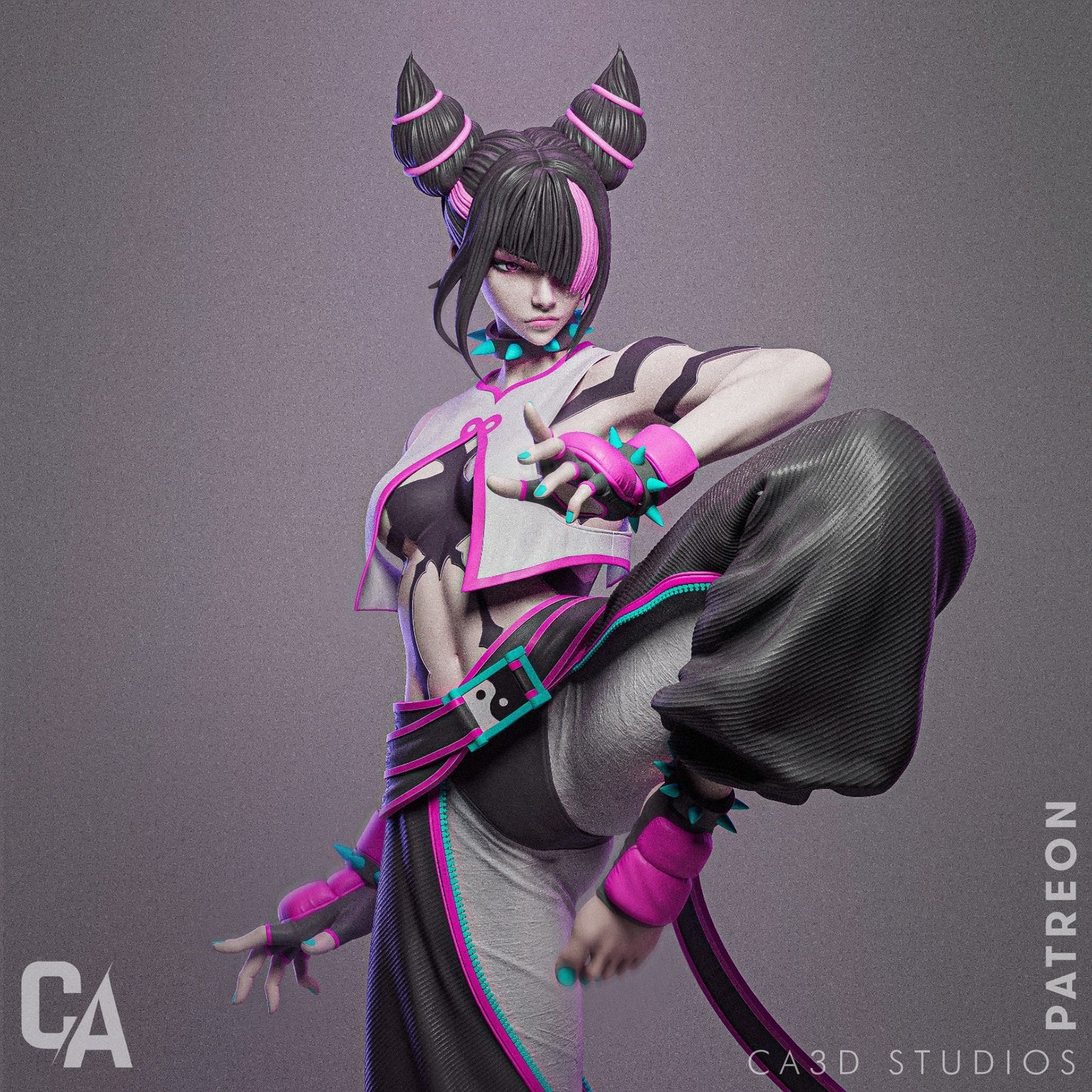 Juri Han | Street Fighter | Handcrafted Figure