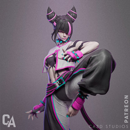 Juri Han | Street Fighter | Handcrafted Figure